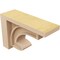 Ekena Millwork 3"W x 9"D x 6"H Classic Alma Rough Cedar Woodgrain TimberThane Corbel, Primed Tan CORUR03X09X06ALMRCPR - alternate 5